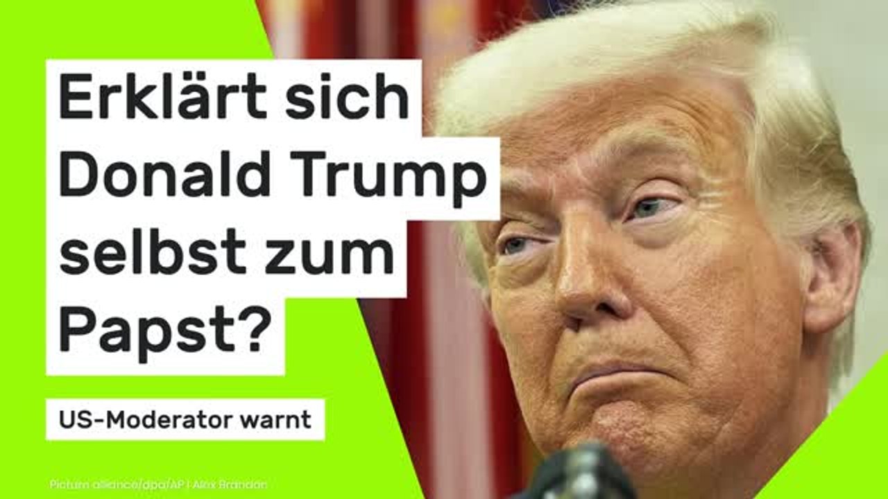 Erklärt sich Donald Trump selbst zum Papst?