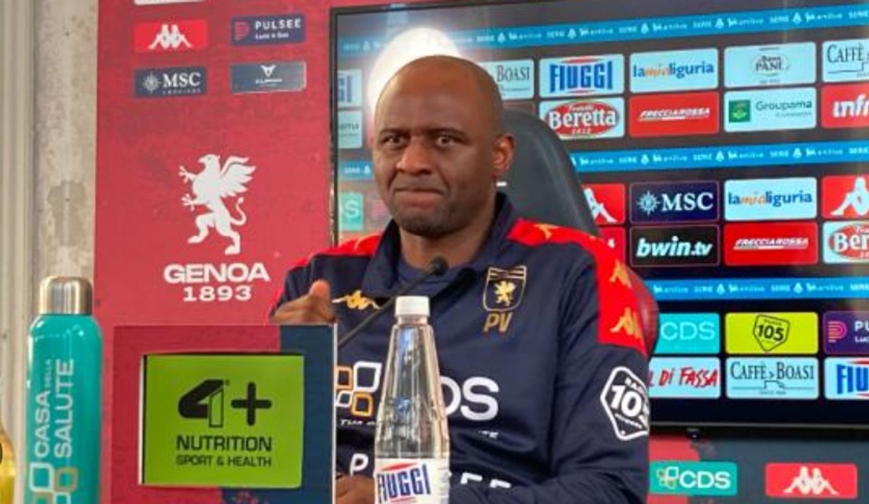 GENOA-LAZIO 0-2 - LA CONFERENZA POST DI VIEIRA