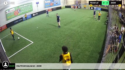 Faute de Salim M - Dior