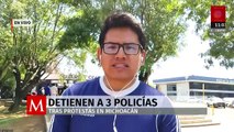 Tres oficiales detenidos de la Guardia Civil en Michoacán