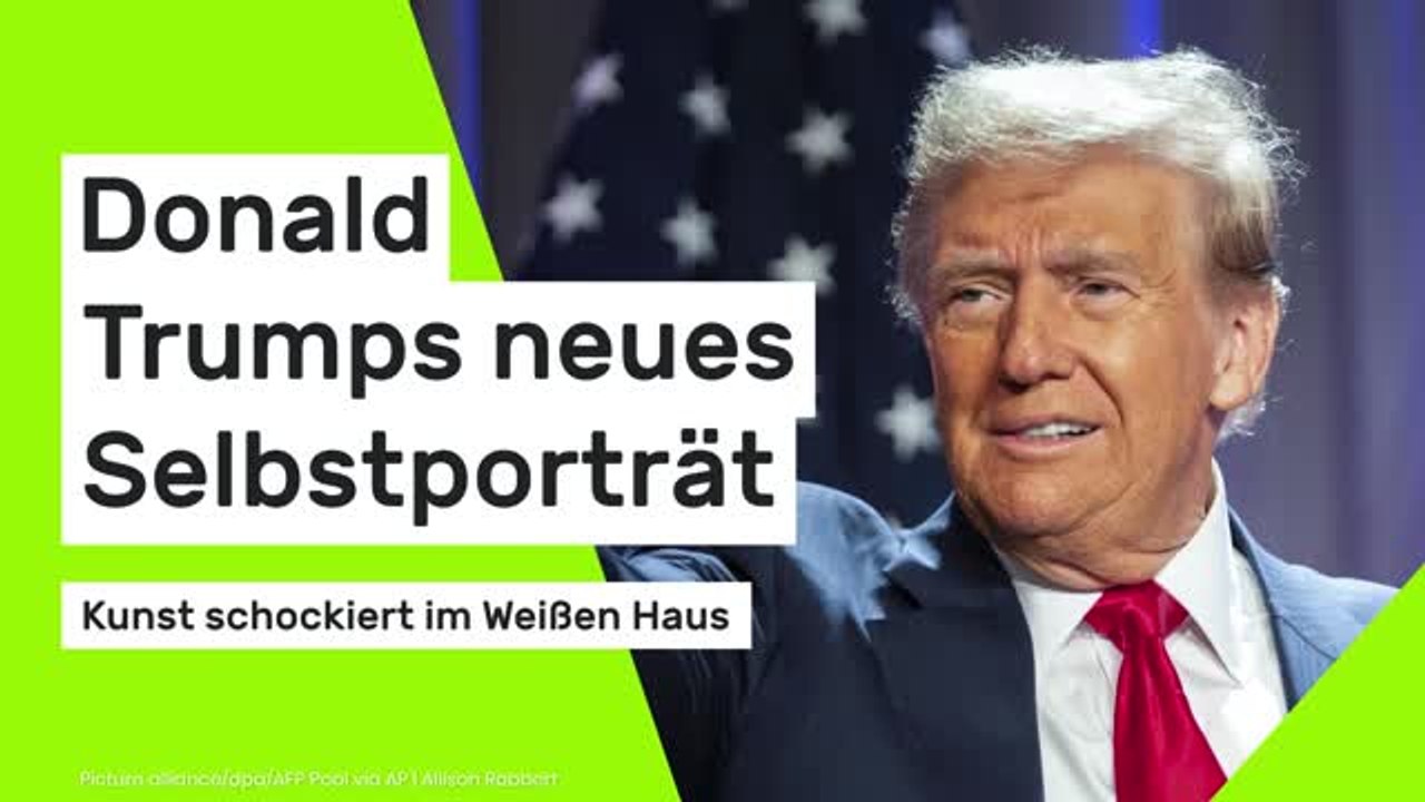 Donald Trump: Neues Selbstporträt schockiert im Weißen Haus