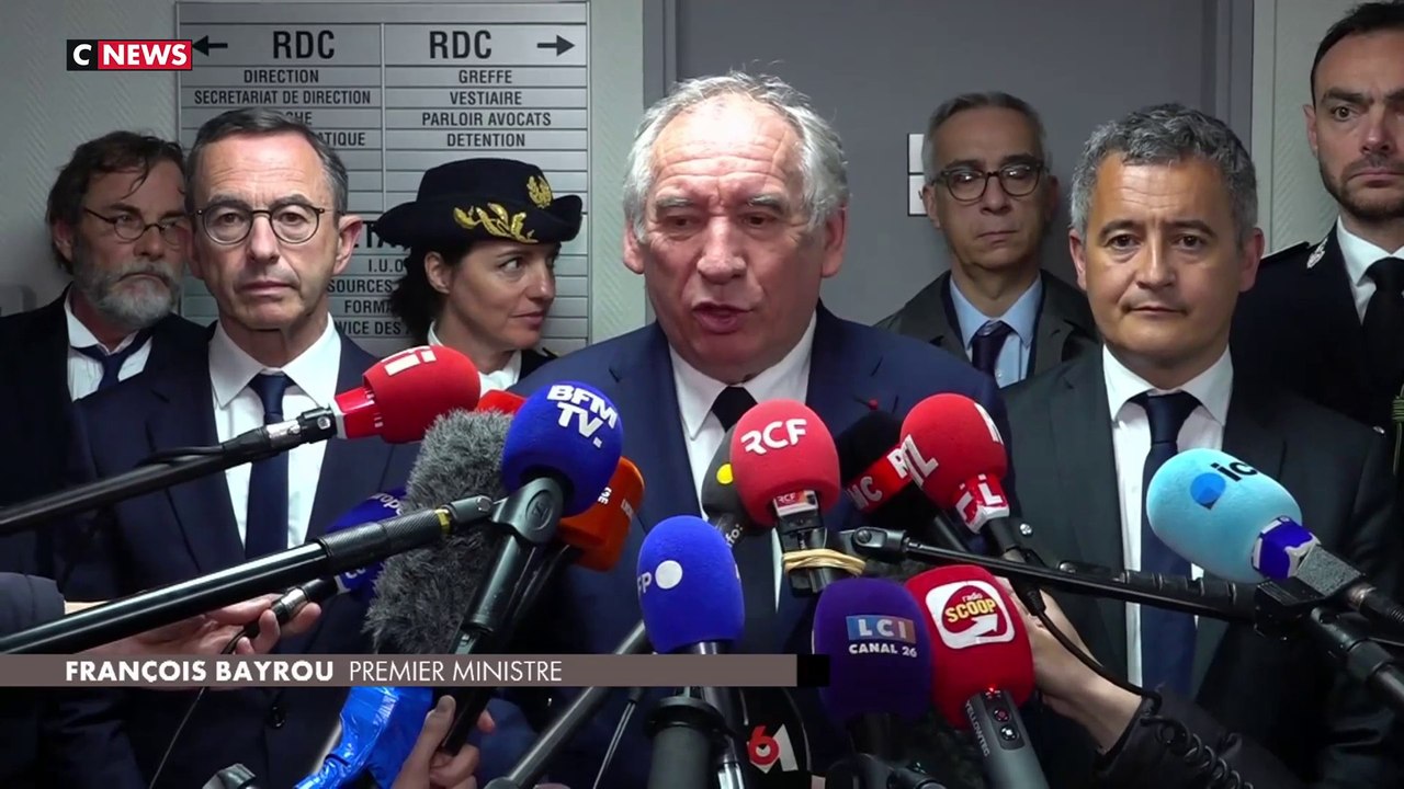 Attaque contre des prisons : François Bayrou en déplacement dans l’Isère