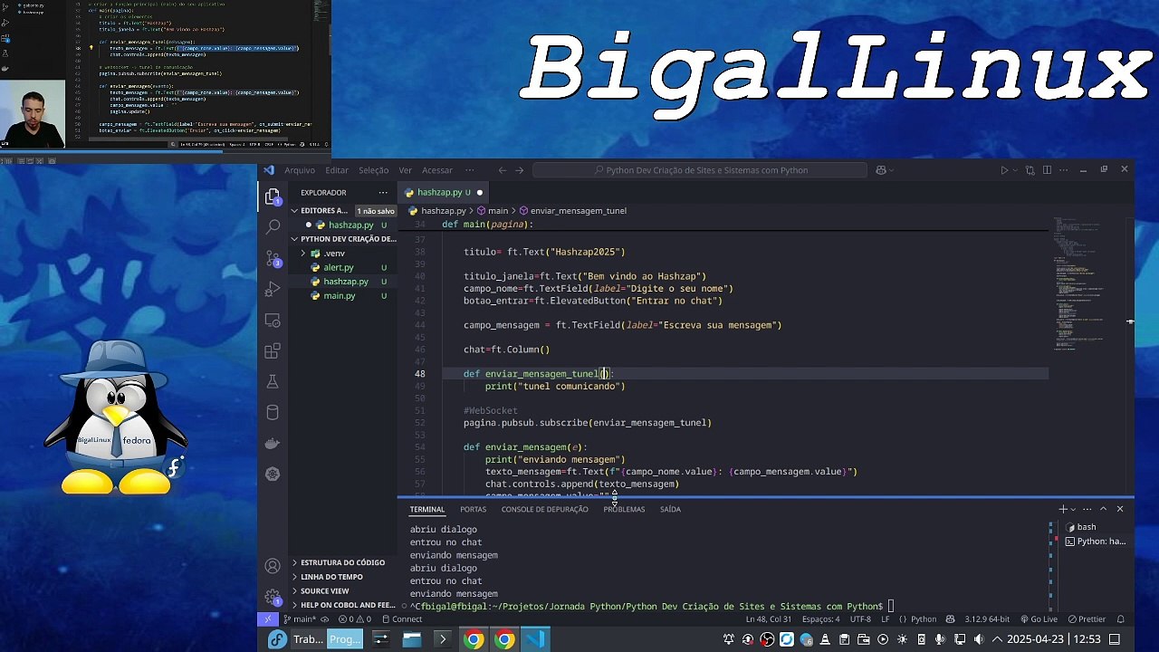 Python Dev： Criação de Sites e Sistemas com Python ｜ Jornada Python [Aula 4] - 2025-04-23_12-34-34