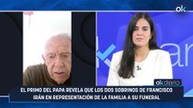 El primo del Papa revela que los dos sobrinos de Francisco irán en representación de la familia a su funeral