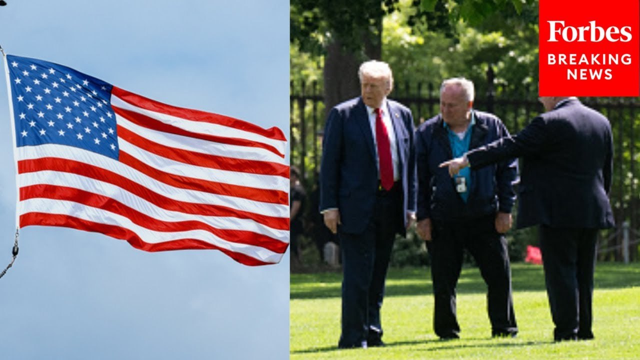 Karoline Leavitt Asked About Trump's Plan To Install Two 'Massive' US Flags On White House Complex