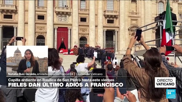 Directo Vaticano y la llegada de los fieles para despedir al papa Francisco