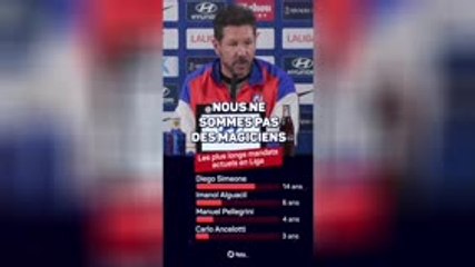 Atlético - Simeone révèle le secret de sa longévité sur le banc des Colchoneros
