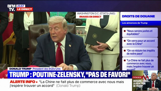 Donald Trump: Nous avons un accord avec la Russie, il faut trouver un accord avec Zelensky