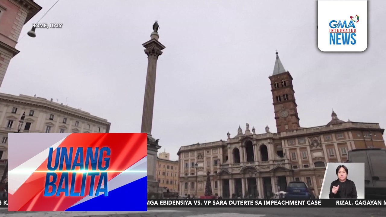 Pope Francis, ililibing sa Basilica of Saint Mary Major na nasa labas ng Vatican City | Unang Balita