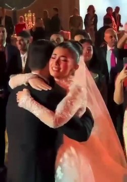 اللقطات الأولى من حفل زفاف ليلى زاهر وهشام جمال