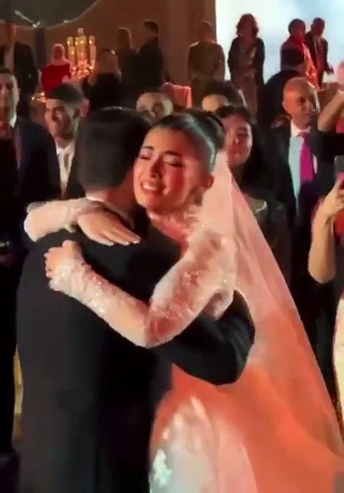 اللقطات الأولى من حفل زفاف ليلى زاهر وهشام جمال