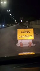 Castel Volturno (CE) - Luise: segnaletica sulla Domiziana (23.04.25)