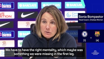 Mentality for Barcelona second leg must be better - Chelsea's Bompastor