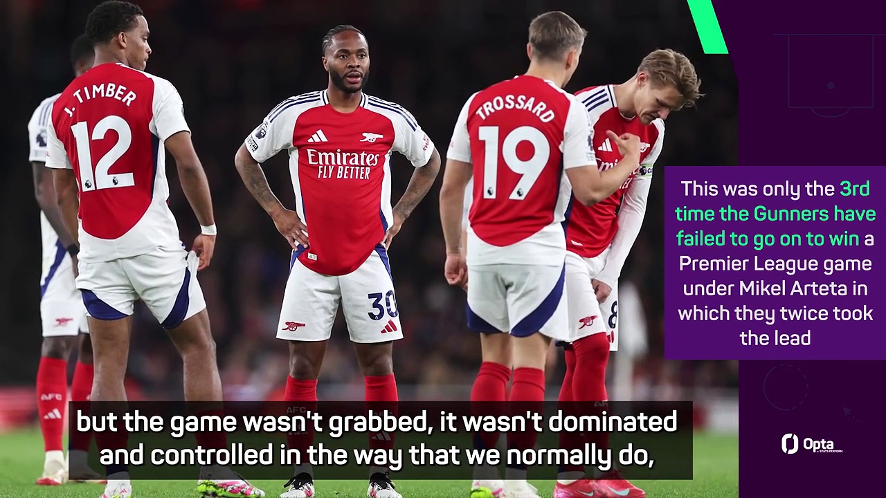 Arteta refuses to blame injuries & PSG for draw with Palace