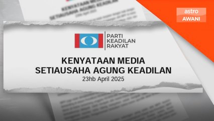 Kongres Nasional PKR diadakan pada 23, 24 dan 25 Mei di Johor Bahru