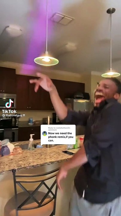 Funny man dancing