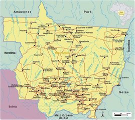 Map of Mato Grosso State. Peta Negara Bagian Mato Grosso. Mato Grosso State Map. Map of State of Mato Grosso. State of Mato Grosso Map. Map of Mato Grosso. Peta Mato Grosso. Mato Grosso Map. Mapa do Estado de Mato Grosso. Mapa de Mato Grosso