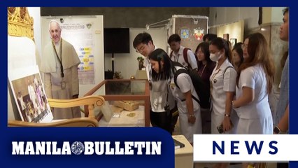 UST puts on exhibition of Pope Francis memorabilia