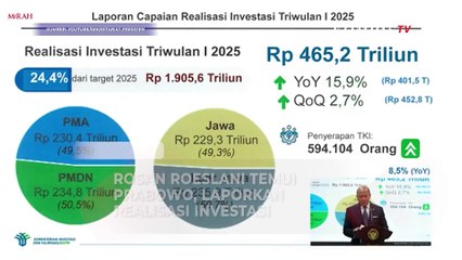 [FULL] Bertemu Prabowo, Rosan Roeslani Laporkan Realisasi Investasi ke Indonesia