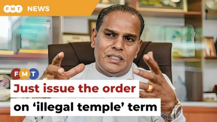 Just issue the order, Saravanan urges PM on ‘illegal temple’ term
