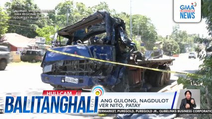 Truck na sumabog ang gulong, nagduloy ng karambola; driver nito, patay | Balitanghali