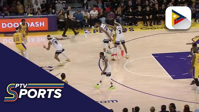 Lakers vs. T-Wolves sa NBA Playoffs, tabla na sa 1-1