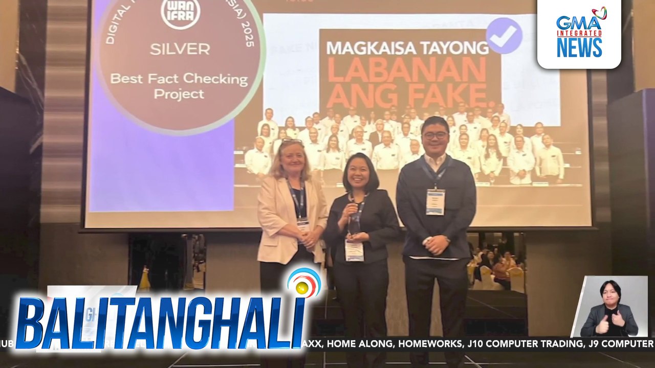 'Panata Kontra-Fake News' campaign ng mga GMA Integrated News, wagi ng silver award sa WAN-IFRA Digital Media Awards Asia 2025 | Balitanghali