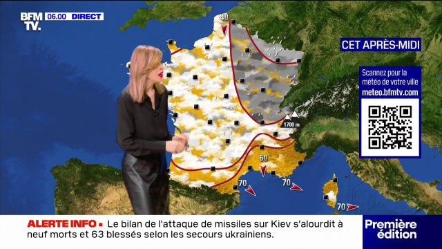 Encore quelques nuages et averses dans le nord-est mais les éclaircies reviennent