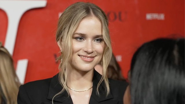 Elizabeth Lail Puts Beck Rumors to Rest at the 'YOU' Season 5 Premiere: She's Still Dead | THR Video