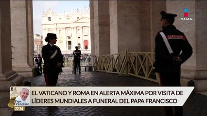 Desplegaron un fuerte operativo de seguridad por el funeral del papa Francisco