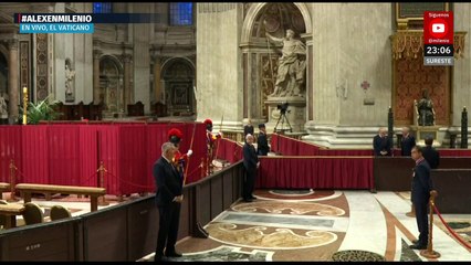 La Basílica permanece abierta toda la noche para despedir al Papa Francisco