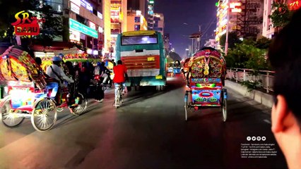 Night View Dhaka City Dhanmondi To Mohammadpur