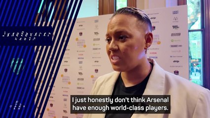 Sanderson says Arsenal lack 'world-class players' to compete