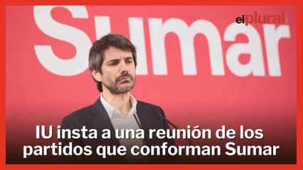 Urtasun garantiza la permanencia de Sumar en el Gobierno ante el riesgo de cisma con Izquierda Unida