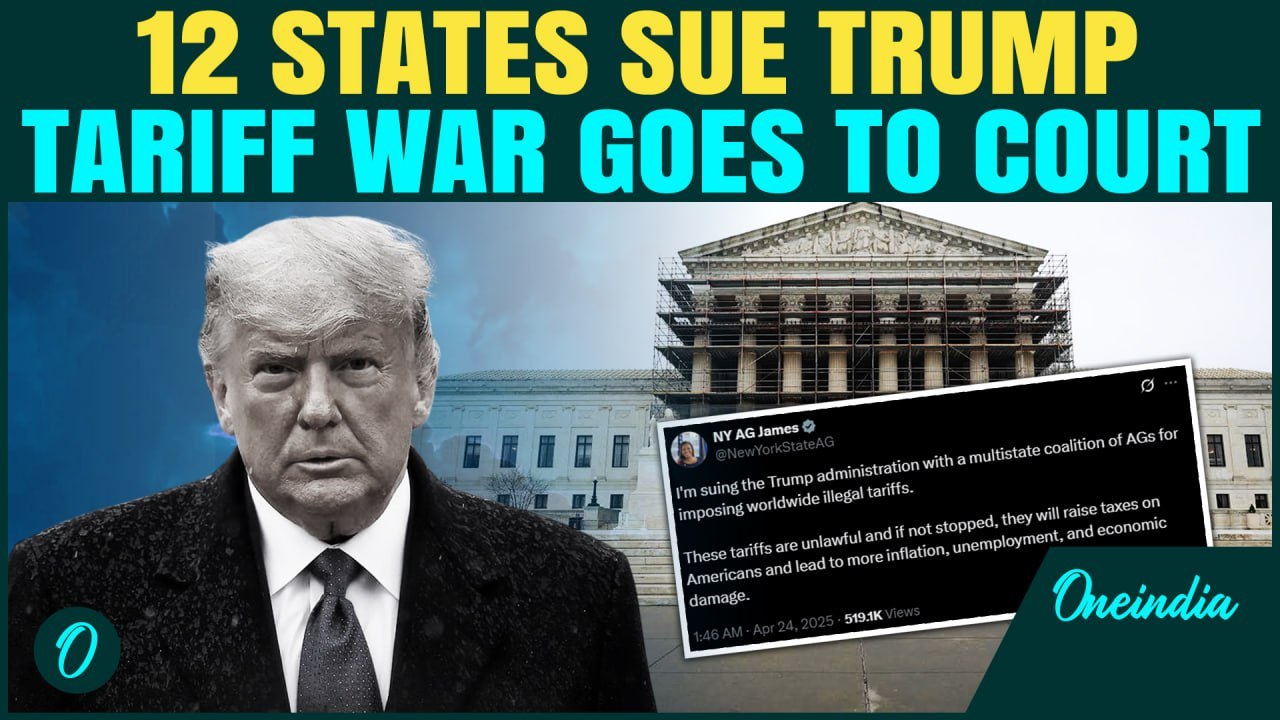 12 States SUE Trump Over ‘Illegal’ Tariffs | Lawsuit Claims IEEPA Misused To Impose Tariffs