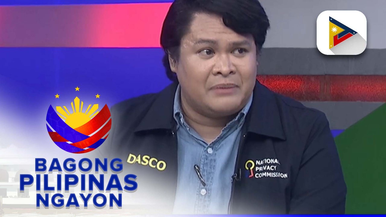 Panayam kay Director Data Security and Compliance office Atty. Aubing Arn Nieva...