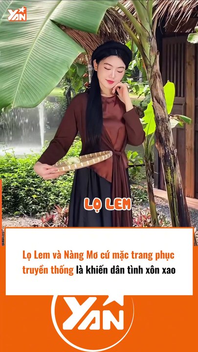 Lọ Lem và Nàng Mơ mặc trang phục truyền thống