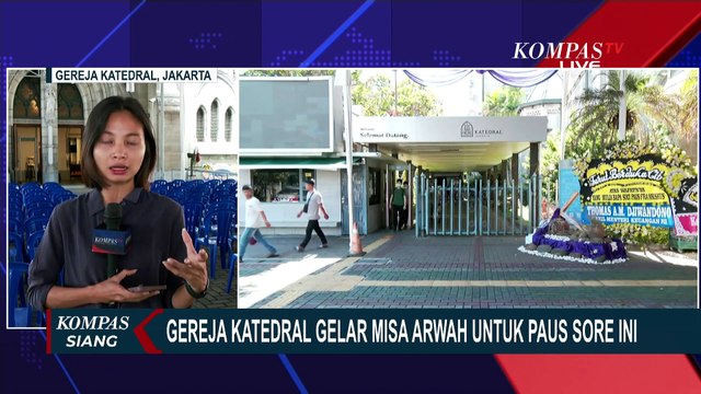 Katedral Jakarta dan Keuskupan Agung Kupang Gelar Misa Arwah untuk Paus Fransiskus