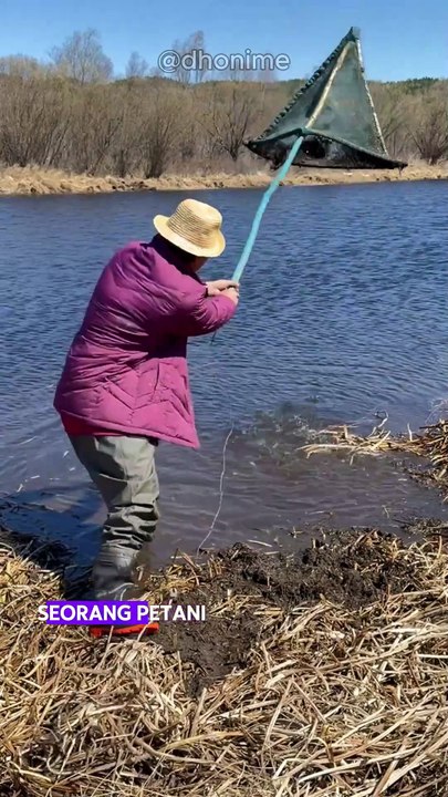 fishing in the river