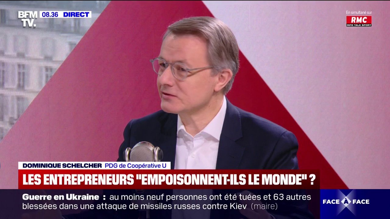 "La situation de la France et de l'Europe est grave", estime Dominique Schelcher, PDG de Coopérative U