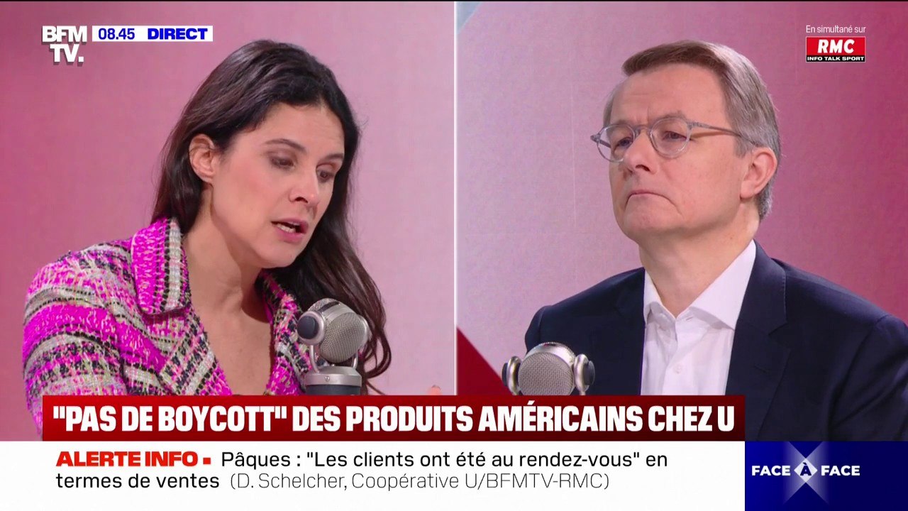 Guerre commerciale: "À court terme, il n'y a pas de boycott visible des produits américains", assure Dominique Schelcher (Coopérative U)