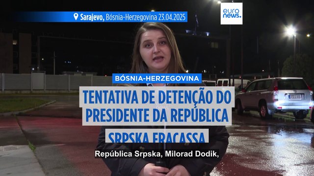 Polícia bósnia não conseguiu prender o líder da Republika Srpska, Milorad Dodik