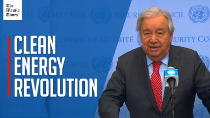 No government can stop the energy revolution, says UN chief