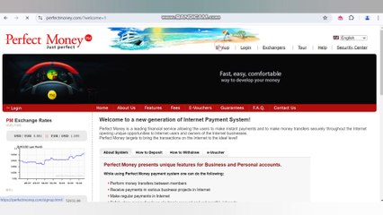How to create account on Perfect Money.