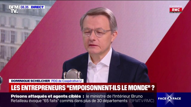 Les entrepreneurs empoissonnent le monde : Dominique Schelcher (Coopérative U) répond à Jacques Attali et assure être stupéfait par ses propos