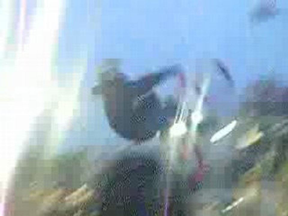 Double backflip dirt fise