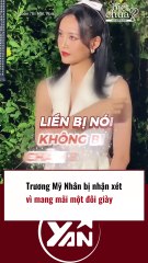 Trương Mỹ Nhân mang mỗi một đôi giày
