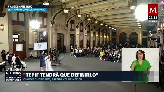 Claudia Sheinbaum llama a respetar al Tribunal Electoral en caso de candidatos ligados al crimen