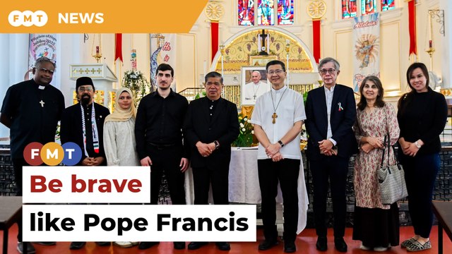 Be brave like Pope Francis, Arab leaders told over Palestine