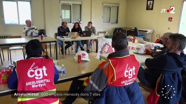 Le deuxième sidérurgiste mondial ArcelorMittal envisage de supprimer environ 600 postes dans sept sites industriels du nord de la France - VIDEO